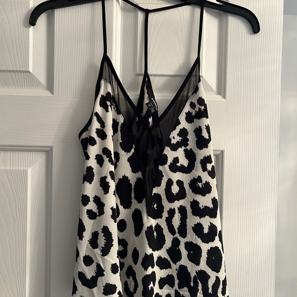 Express Tops - XS black and white Express tank